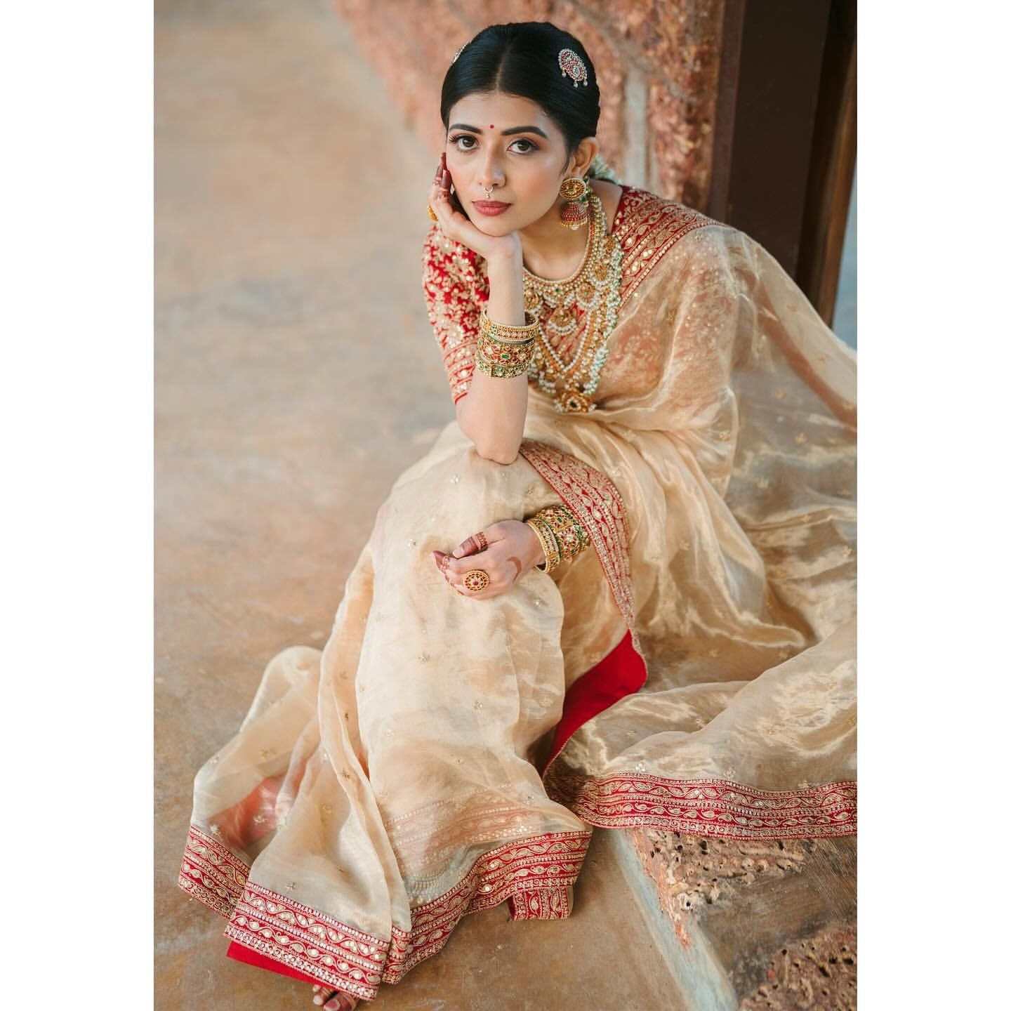 New Designer Heavy Soft Organza Saree With Sequence And Dori Embroidery Work With Banglori Silk Unstiched Blouse Piece