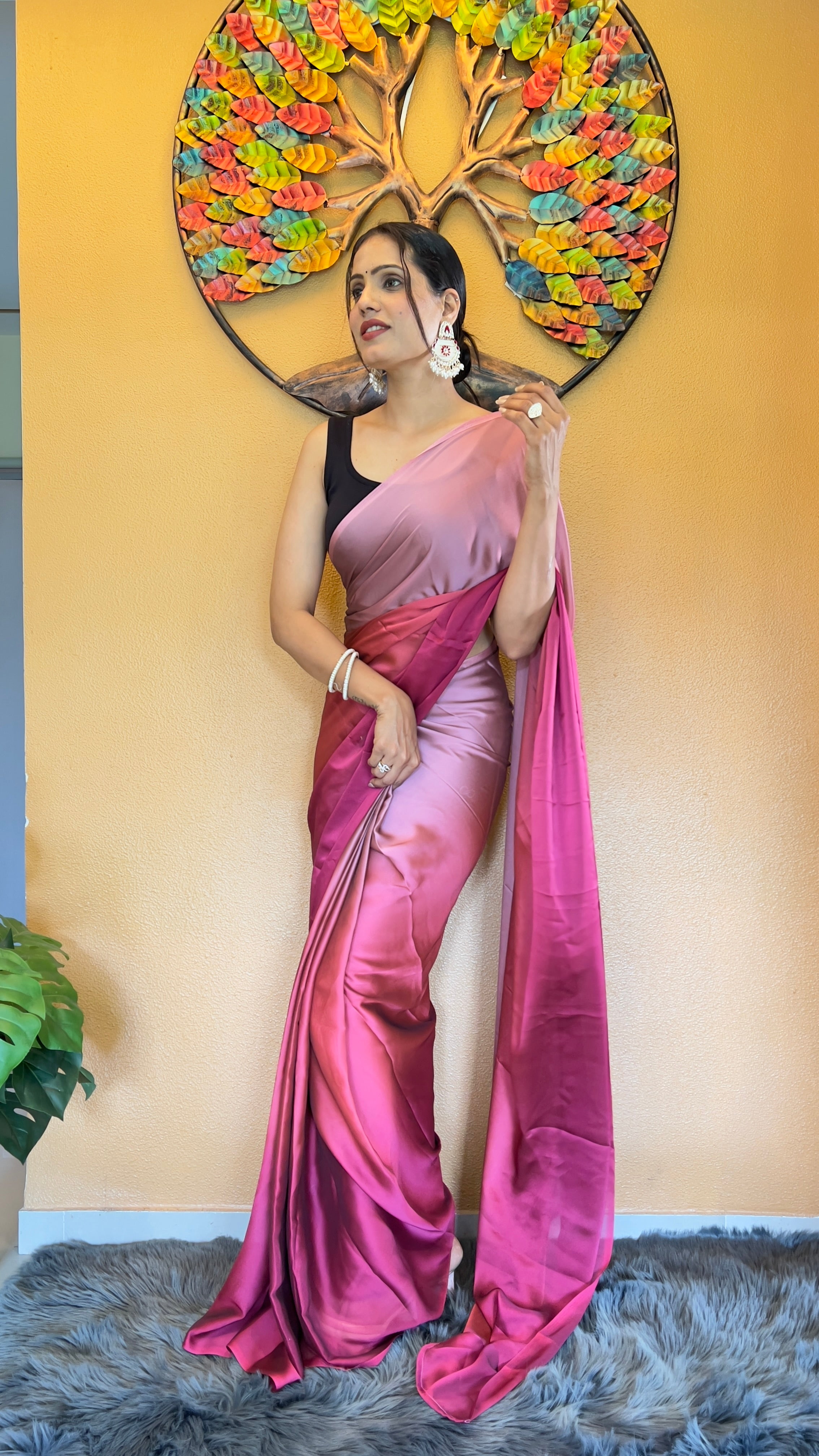 One Minute Ready To Wear New Premium Quality RosyTree Saree