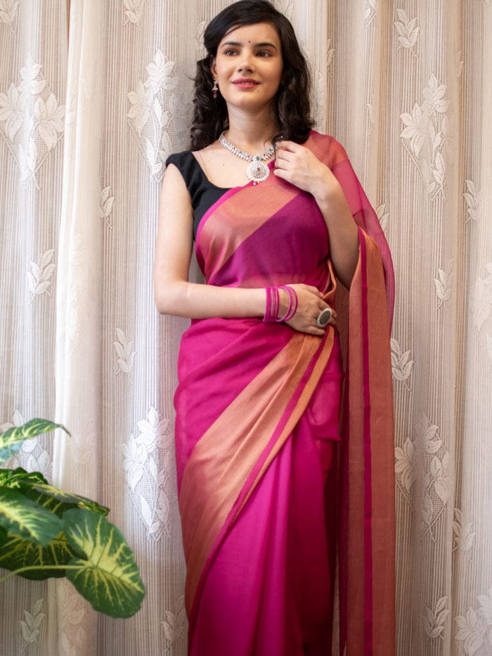 Fancy Blooming Georgette Saree Divashree