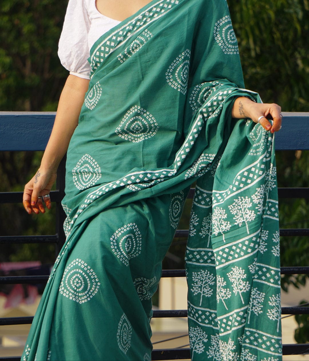 New One Minute Ready To Pure Soft Mul Cotton Silk Sea Green Saree With Pocket